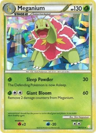 Meganium 2010 Oro Corazón & Plata Alma Oro Corazón & Plata Alma #26/123 Muy Jugada