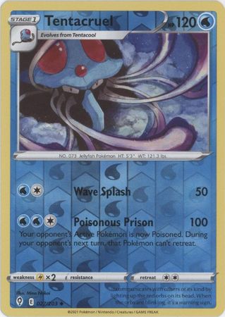 Tentacruel #027/203 Ciel Évolutif 2021 Quasi neuf