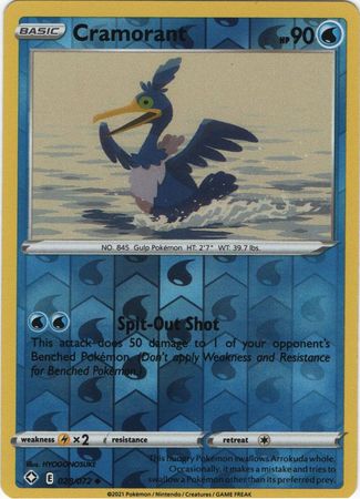 Cramorant #028/072 Destinos Brillantes 2021 Casi Nuevo