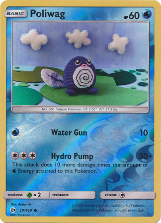 Poliwag 2017 Sol y Luna Sol y Luna #30/149 Casi nuevo
