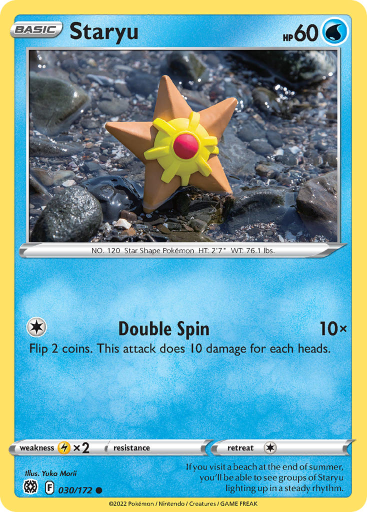Staryu 2022 Brilliant Stars Brilliant Stars #030/172 Near Mint