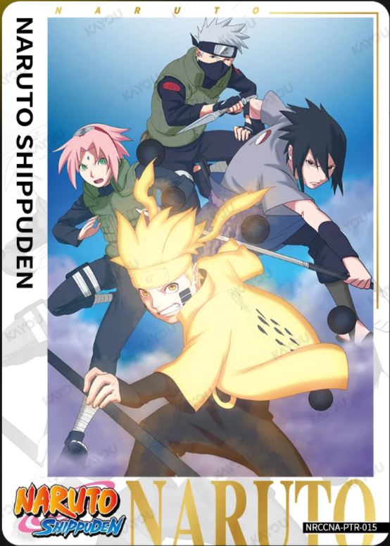 Naruto and Team NRCCNA-PTR-015 NM