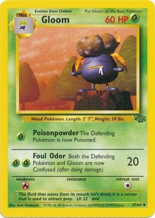 Gloom 1999 Jungle Unlimited #37/64 Trading Card Moderately Played