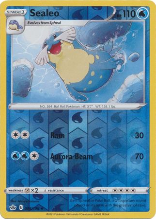 Sealeo #038/198 Chilling Reign 2021 Near Mint