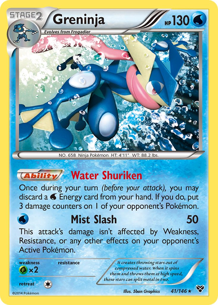 Greninja #41/146 Xy 2014 Near Mint