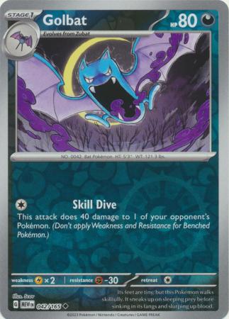 Golbat 2023 151 151 #042/165 Near Mint