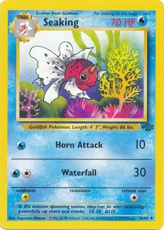 Seaking 1999 Jungle Unlimited #46/64 Trading Card Lightly Played