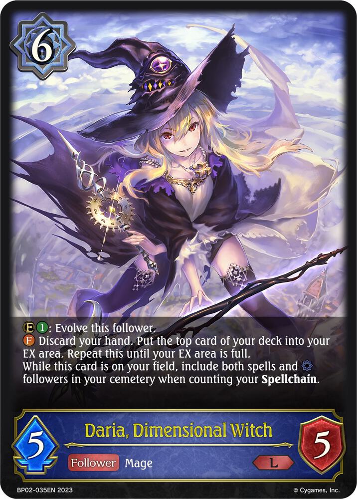 Daria, Dimensional Witch - BP02: Reign of Bahamut (BP02) - NM