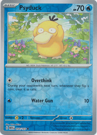 Psyduck 2023 151 151 #054/165 Near Mint