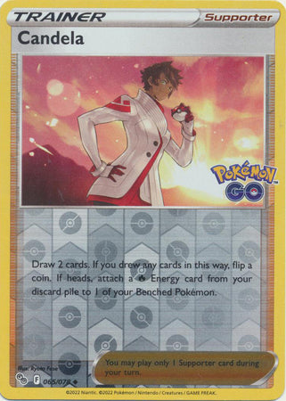 Candela #065/078 Pokemon GO 2022 Near Mint