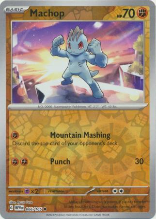 Machop 2023 151 151 #066/165 Near Mint