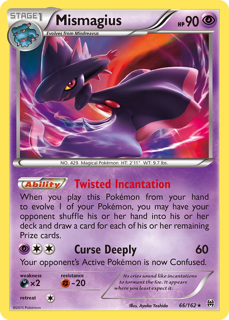 Mismagius 2015 BREAKthrough BREAKthrough #66/162 Proche neuf