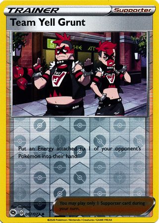 Team Yell Grunt #067/073 Champion's Path 2020 Near Mint