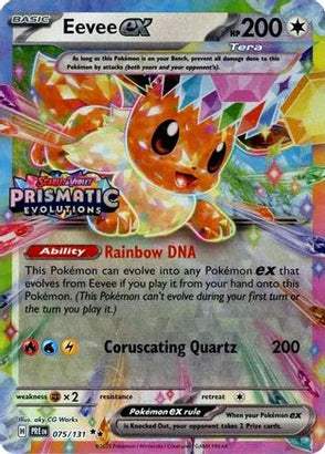 Eevee ex #075/131 Prismatic Evolutions 2025 Near Mint