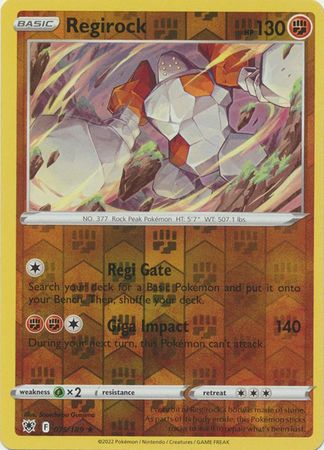 Regirock #075/189 Astral Radiance 2022 Near Mint