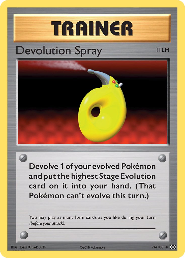 Pulverizador de Devolución 2016 Evolutions Evolutions #76/108 Casi Nuevo