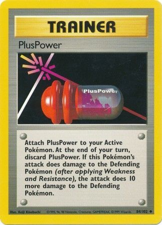 PlusPower 1999 Base Set Unlimited #84/102 Trading Card Near Mint