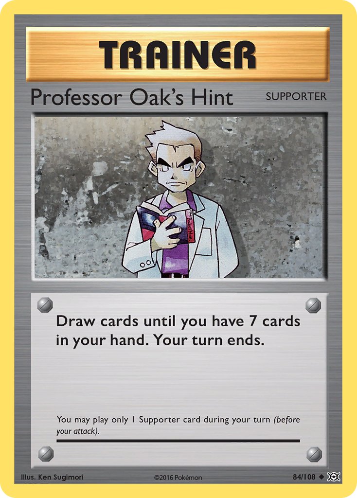 Pista del Profesor Oak 2016 Evoluciones Evoluciones #84/108 Casi nueva
