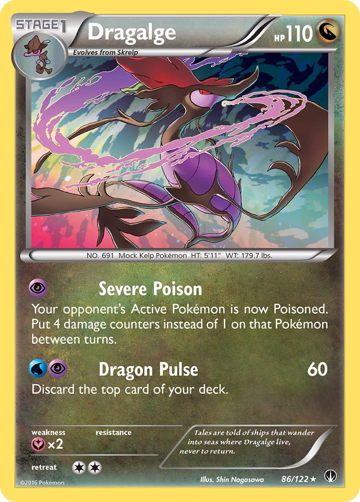 Dragalge 2016 BREAKpoint BREAKpoint #86/122 Near Mint