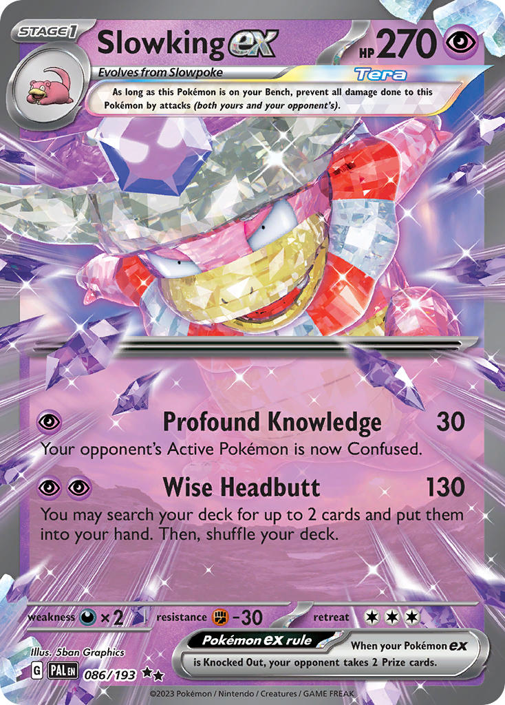 Slowking ex 2023 Evolución en Paldea Evolución en Paldea #086/193 Casi Nuevo