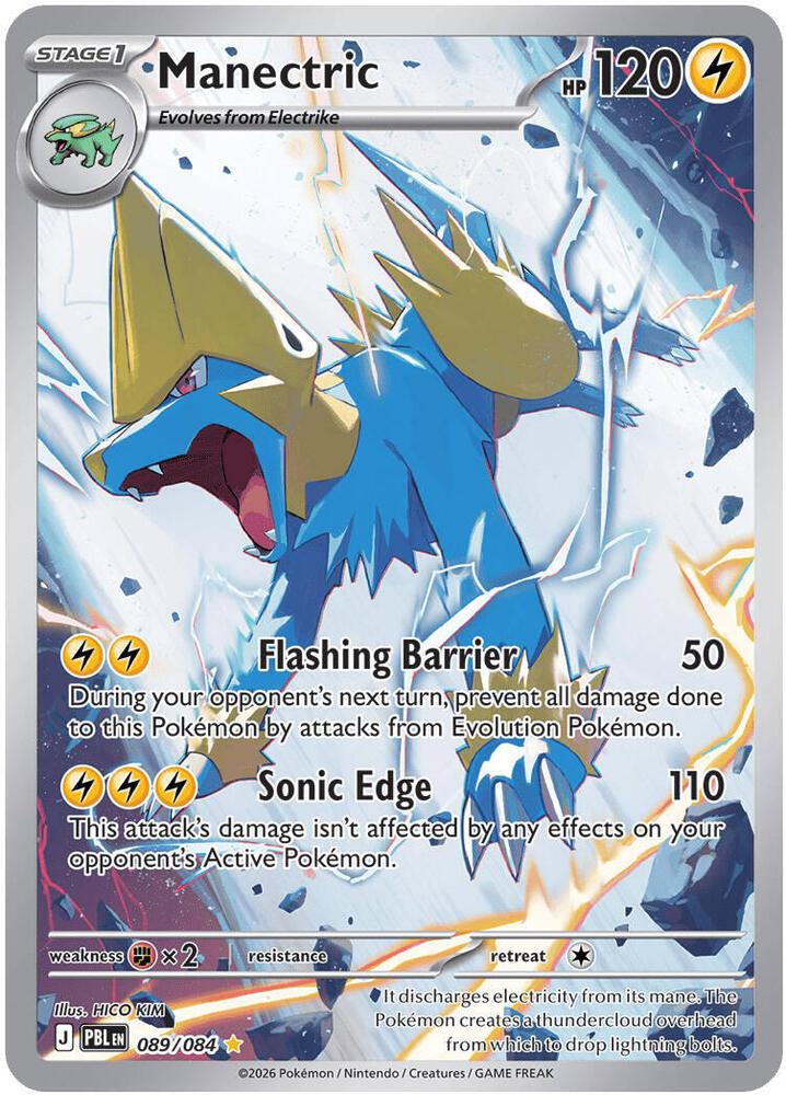 Manectric #089/084 Pitch Black Near Mint