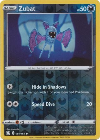 Zubat 2021 Estilos de Combate Estilos de Combate #089/163 Casi Nuevo
