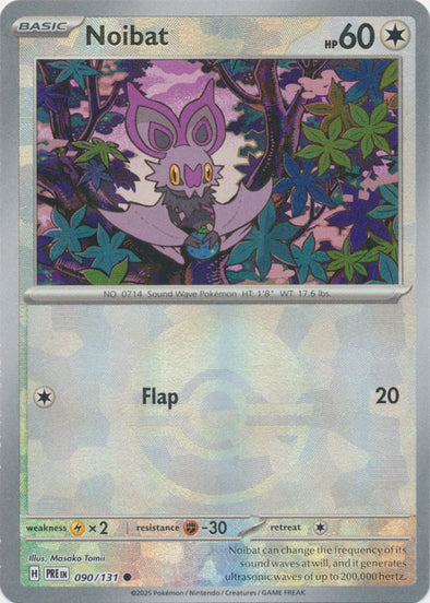 Noibat 2025 Prismatic Evolutions Prismatic Evolutions #090/131 Near Mint