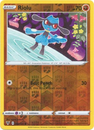 Riolu #090/185 Vivid Voltage 2020 Near Mint