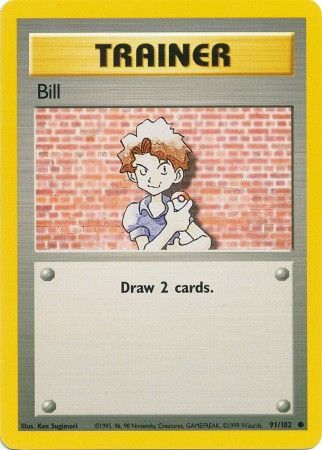 Bill 1999 Base Set Unlimited #91/102 Trading Card Lightly Played