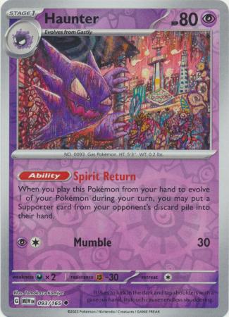 Haunter 2023 151 151 #093/165 Near Mint