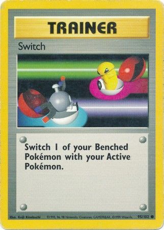 Switch 1999 Base Set Unlimited #95/102 Trading Card Moderately Played