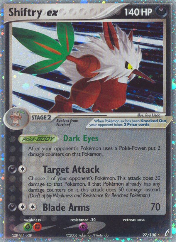 Shiftry ex 2006 EX Crystal Guardians EX Crystal Guardians #97/100 Jugado ligeramente