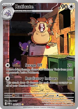 Raticate #099/088 Orden Perfecto Casi Nuevo