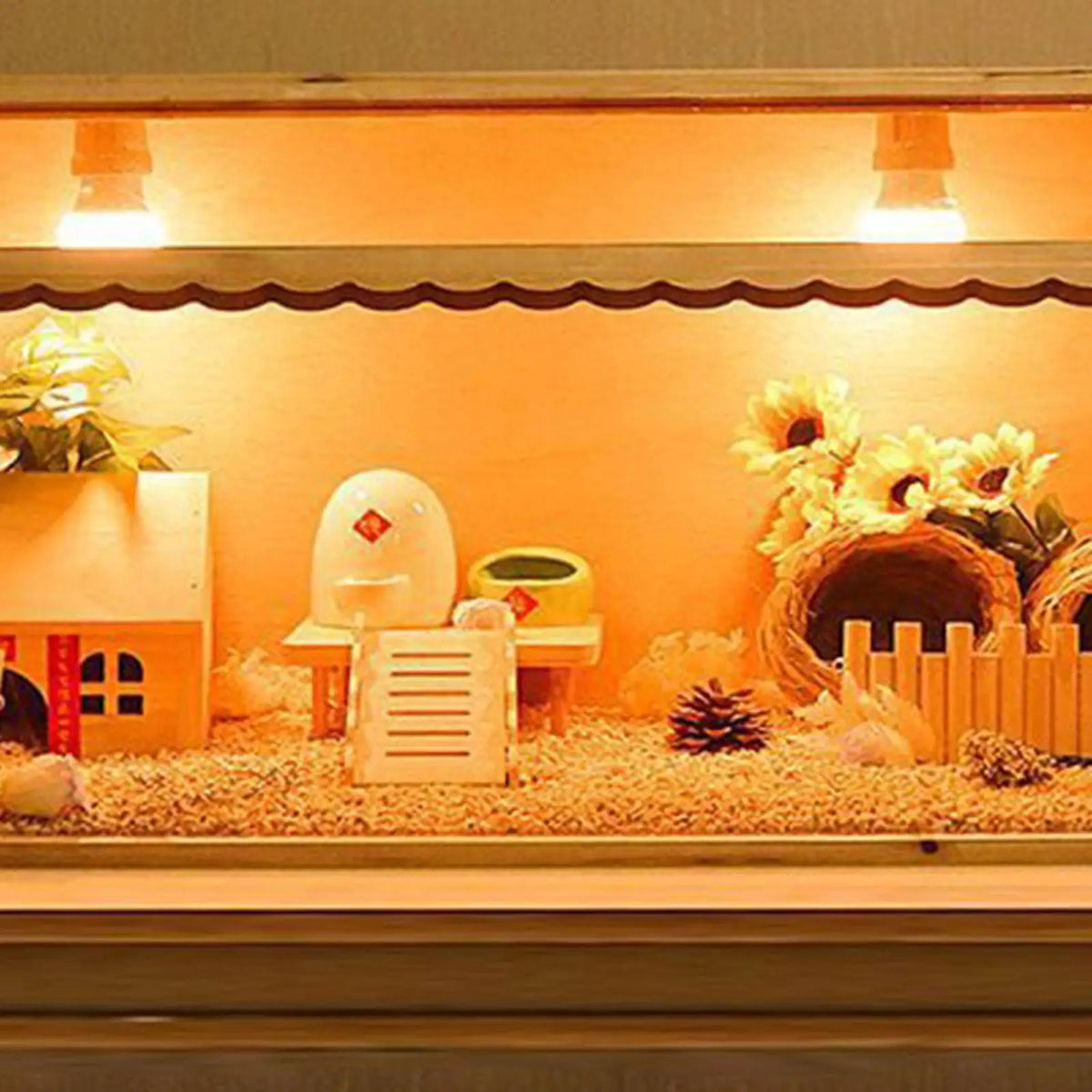 Wooden Chick Brooder Box – Small Animal Breeding & Habitat Enclosure for Chicks, Ducks, Birds, Hamsters & Other Small Pets