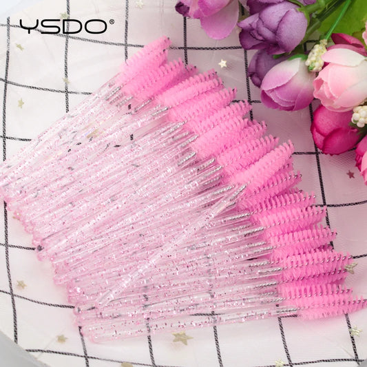 5/50 unidades de cepillos para pestañas – Varitas de rímel desechables, herramientas de extensión de pestañas postizas, cepillos aplicadores de rímel para maquillaje, belleza y uso cosmético