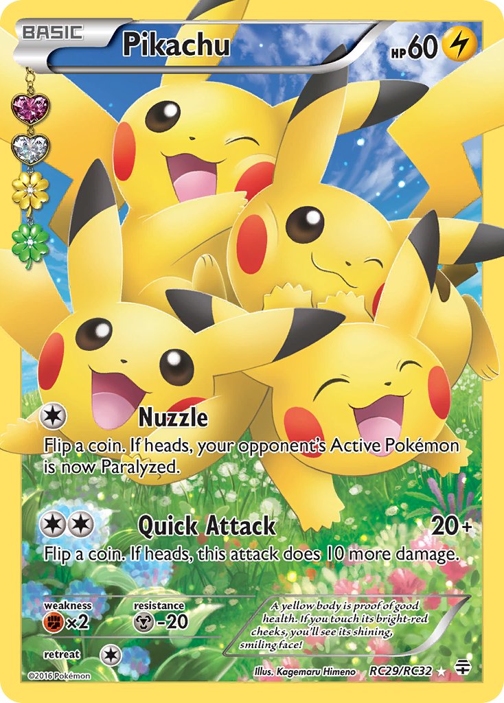 Pikachu #RC29/RC32 Generations 2016 Near Mint