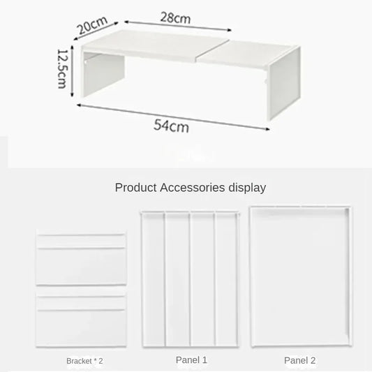Estante Organizador Expandible para Gabinete de Cocina – Estante Ajustable para Especias y Platos
