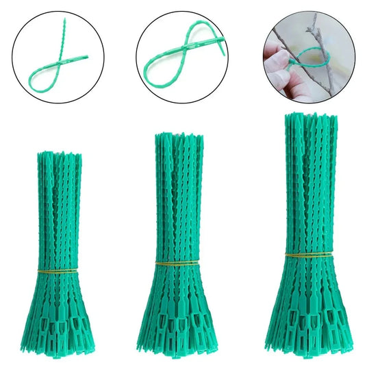 Bridas Reutilizables para Jardín – Correas Ajustables de Nylon para Soporte de Plantas, Enredaderas, Árboles, Arbustos, Sujetadores de Jardinería, Gestión de Cables y Organización Exterior