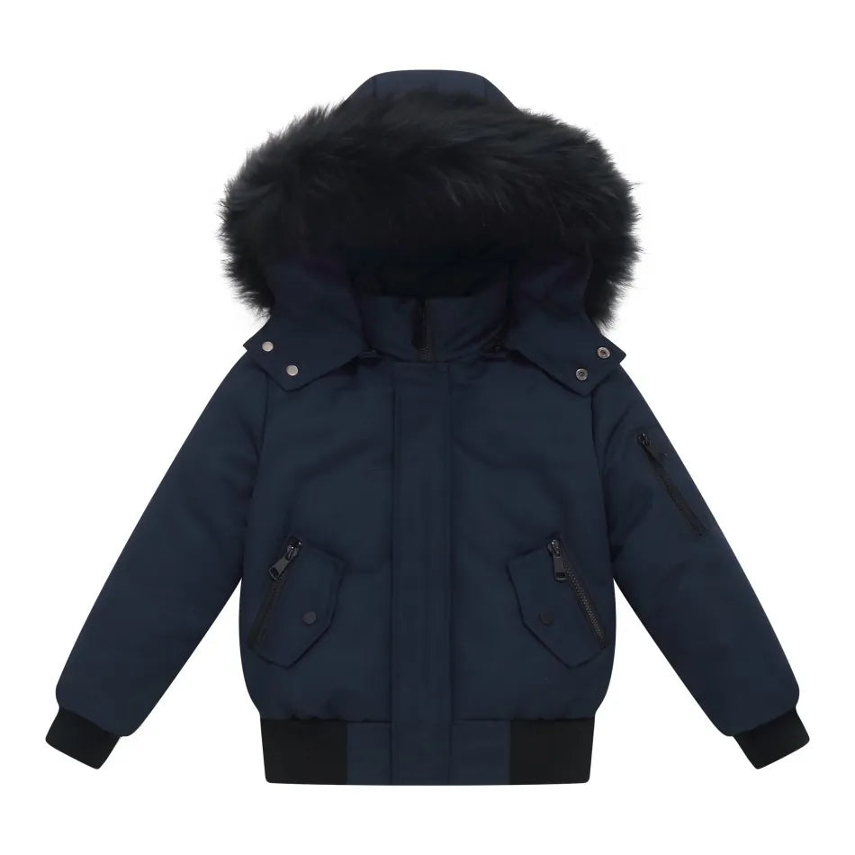 Unisex Winter Parka Coat for Boys, Girls and Men, Matte Family Matching Yeshiva Outerwear, Warm Children’s and Adult Winter Jacket