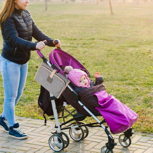 Cambiador de pañales plegable e impermeable para bebés – Colchoneta portátil de tela Oxford para recién nacidos y niños pequeños