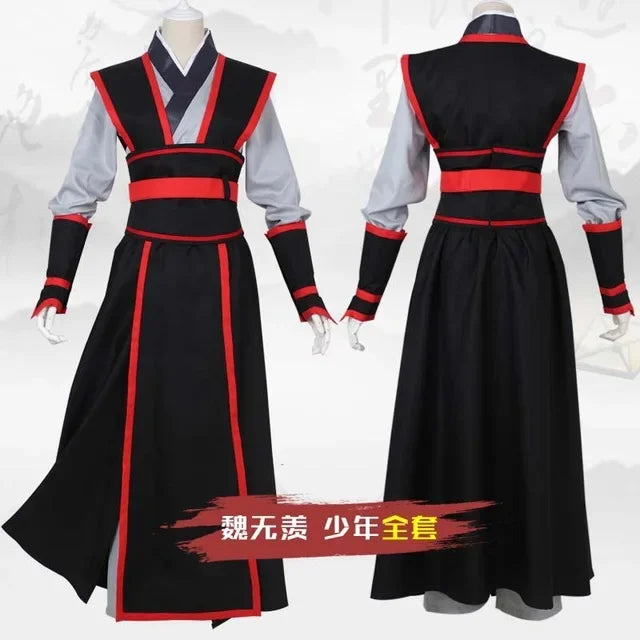 Wei Wuxian Inspired Cosplay Costume – Grandmaster of Demonic Cultivation Anime Roleplay Outfit for Men
