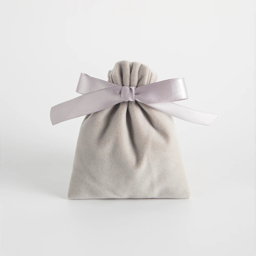 10 Bolsas de Terciopelo con Cordón – Bolsitas de Regalo con Cinta 10x12cm para Empaque de Joyas, Recuerdos de Boda, Almacenamiento de Viaje y Dulces