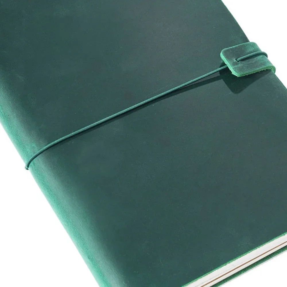 Moterm Genuine Leather Travel Notebook Cover – Handmade Vintage Cowhide Journal & Planner