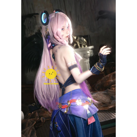Disfraz de cosplay de Citlali - Conjunto completo de Genshin Impact | Traje de mujer con accesorios (Halloween / Carnaval / Convención de anime)