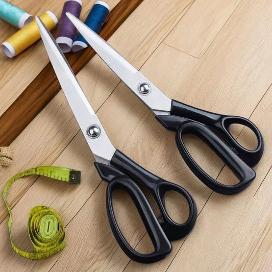 Tijeras profesionales de sastre de acero inoxidable de 10 pulgadas – Tijeras de tela y costura de alta resistencia para confección, acolchado y manualidades