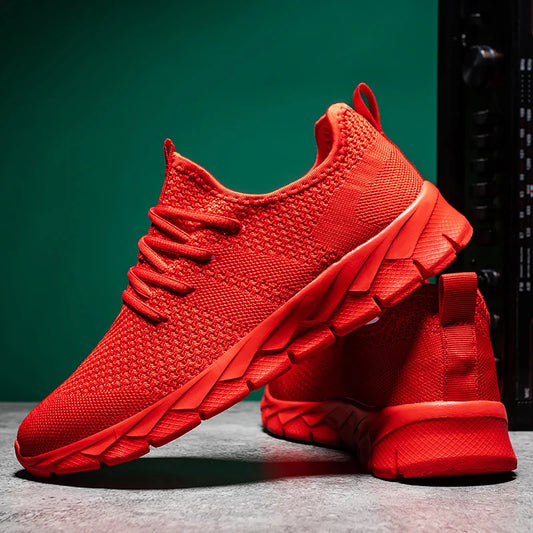 Zapatillas de correr transpirables para hombre, ligeras, casuales, deportivas para caminar