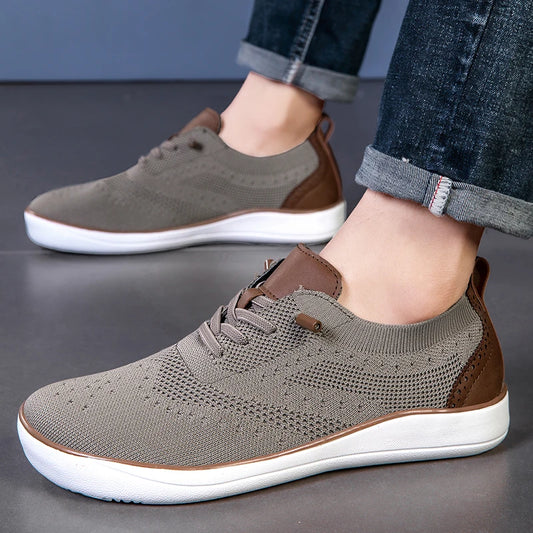 Zapatillas de senderismo anchas para hombre – Zapatillas deportivas informales de talla extra grande, calzado cómodo y ligero para pies anchos