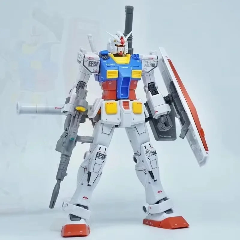 GTO HG 1/144 RX-78-2 Assembly Model Kit – Yuan Zu Tmech Mecha Action Figure, DIY Puzzle Toy, Collectible Desktop Ornament & Gift for Boys