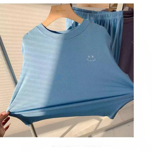 Pijama de 2 piezas para bebé – Ropa de verano suave de modal para niños y niñas de 1 a 6 años