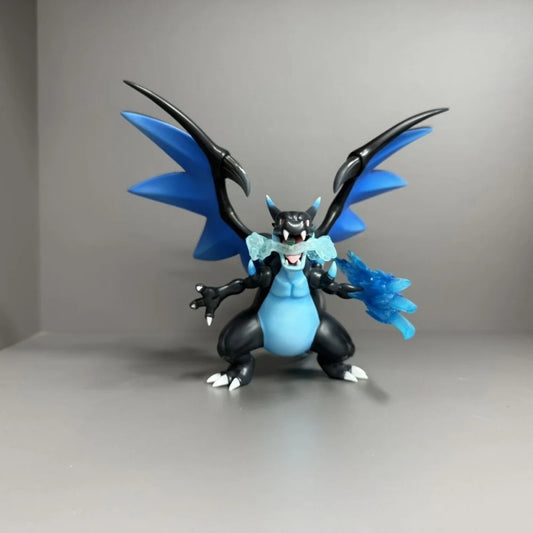 Figura de acción de Mega Charizard X Pokémon – Estatua de PVC coleccionable para fans del anime, decoración de escritorio y colección de regalo